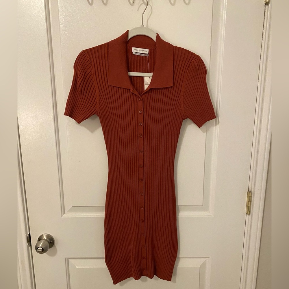 Ribbed Fitted Urban Outfitters Dress
